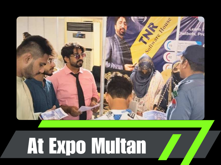The Net Rider at the news education expo multan
