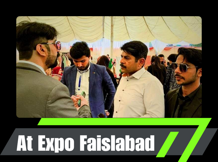 The Net Rider at YouthSkill Fest Textile Uni Faislabad