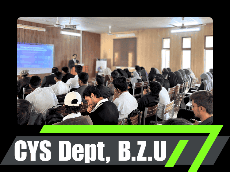 role of ai in cyber security seminar by the net rider at bzu multan