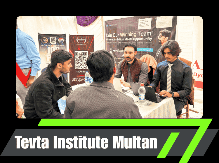 the net rider at Job Fair Expo ​by tevta multan