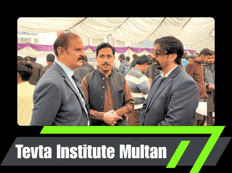 the net rider at Job Fair Expo ​by tevta multan